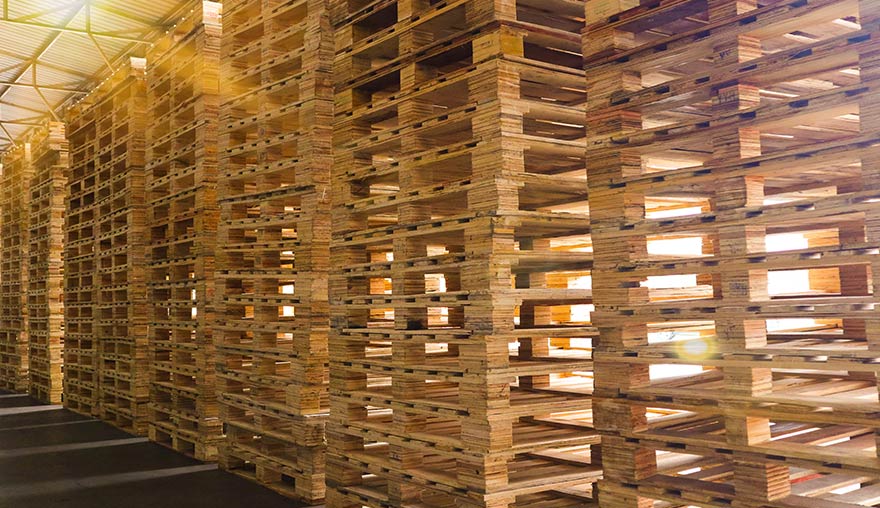 Smith Machine Worx - Stacks of Wood Pallets